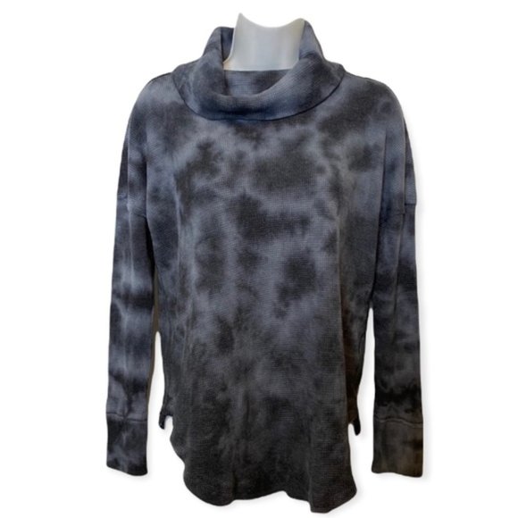 Anthropologie Maeve Tie dye Ainsley Cowl Neck Thermel Top Size XS - Picture 2 of 10